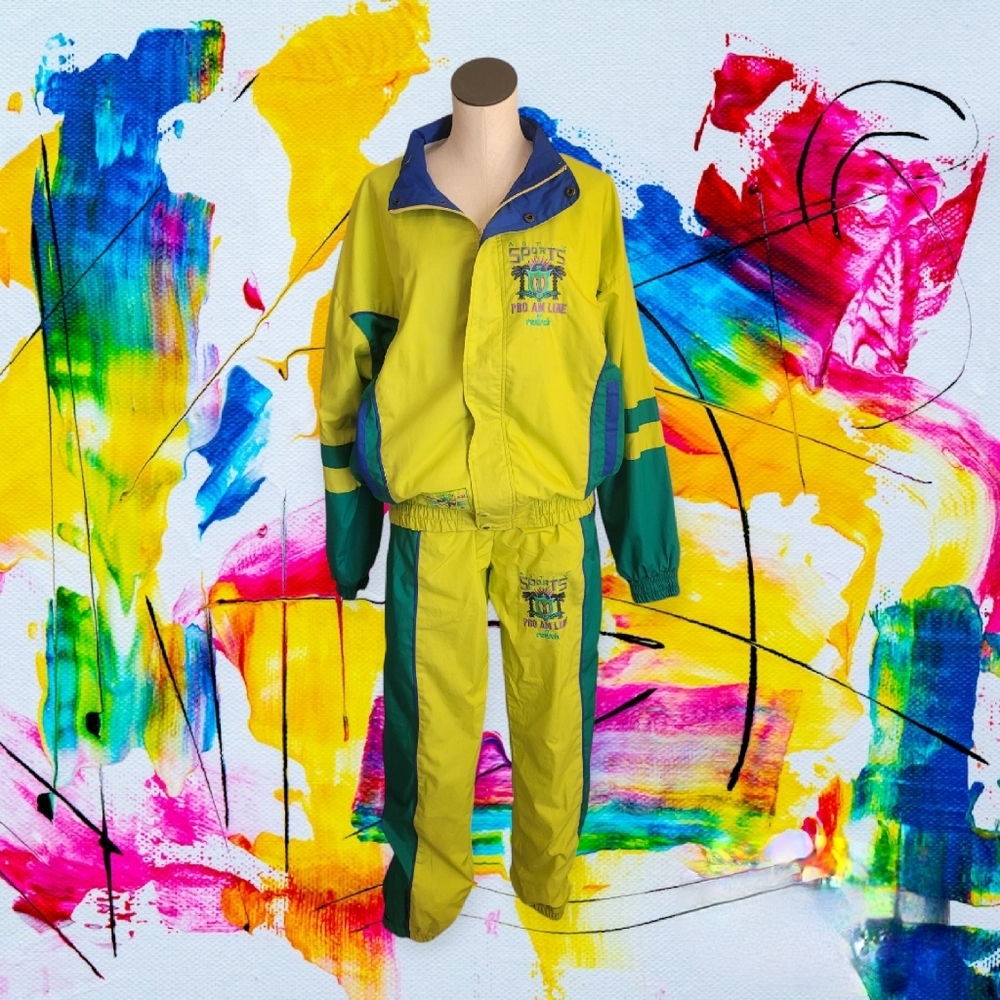 90s Colorful Men's Jogger 2pc set
